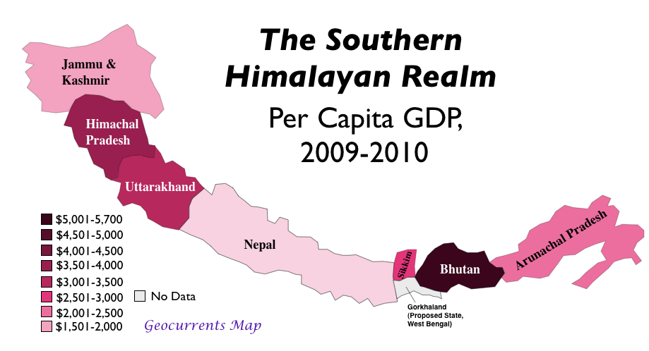 Himalayan-GDP-Per-Capita-Map