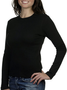 WomensLongSleeveScoopNeck